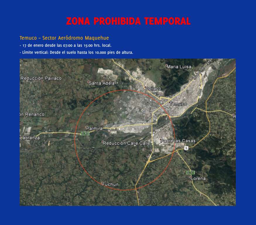 Temuco zona prohibida Temuco zona prohibida