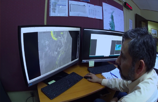 Meteorólogo – Análisis satelital, Aeródromo Teniente Marsh